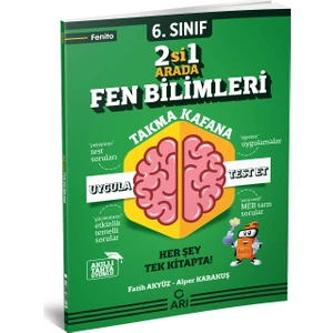 Arı Yayıncılık 6.Sınıf Fenito 2’si 1 Arada Fen Bilimleri