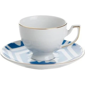 Morocco Tabak+Kahve Fincanı D2 Mavi 80cc