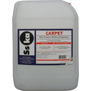 SSKA Halı Yıkama Makine Şampuanı Deterjanı / Az Köpüren Matik Halı Şampuanı / 5 Kg. / Bidon