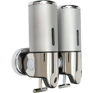 Arı Metal Sıvı Sabunluk ve Losyon Verici Çiftli 500 ml Krom Arı Metal 2212