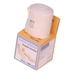 Vari̇teks Elastik Bandaj 6 cm x 2 M  El Sargı Bandaj Kol Bandaj  Variteks 406 Tek Ebat