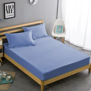 Kumaş Lastikli Çarşaf Takımı Mavi 100 x 200 cm