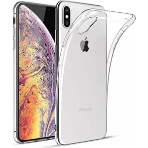 Apple iPhone Xs Max Kamera Korumalı Silikon Kılıf Şeffaf