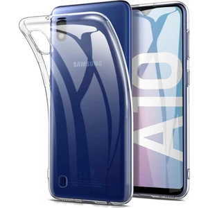 Samsung Galaxy A10 Toz Korumalı Tıpalı Şeffaf Silikon Kılıf