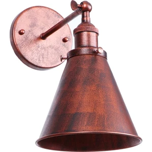 Bakır Eskitme Mafsallı Aplik Çap 18 cm