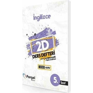 Pergel 5. Sınıf İngilizce 2D Ders Defteri-Ev Çalışmaları-Yanıt Anahtarı