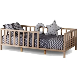 Köşk Mobilya Montessori Yatak Ahşap Yatak Çatısız Model 90x190
