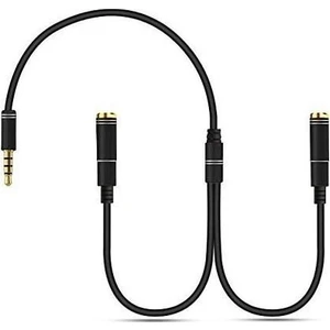 Stereo 3.5 mm Kulaklık Çoklayıcı Y Splitter Kablo