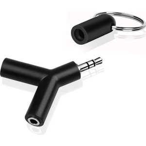 3.5mm Stereo Kulaklık Çoklayıcı ve Dönüştürücü Adaptör – Evrensel Uyumlu, Taşınabilir Anahtarlık Tasarım