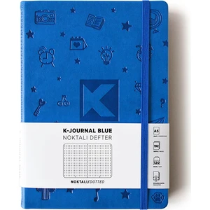 K-Journal Noktalı Defter Mavi
