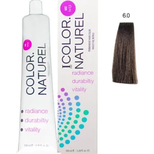 Color Naturel Saç Boyası 6.0 Koyu Kumral 100 ml