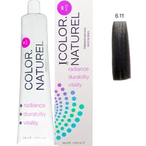 Color Naturel Saç Boyası 6.11 Yoğun Küllü Koyu Kumral 100 ml