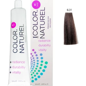 Color Naturel Saç Boyası 6.31 Koyu Altın Küllü Kumral 100 ml