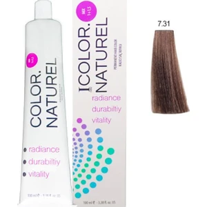 Color Naturel Saç Boyası 7.31 Altın Küllü Kumral 100 ml