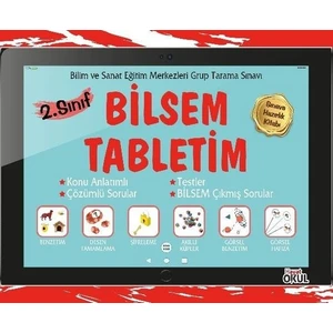 Hayat Okul Yayınları Bilsem Tabletim 2. Sınıf Sınava Hazırlık Kitabı - Elif Erdoğan