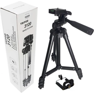 TF-3120 102 cm Cep Telefonu Fotoğraf Makinesi Tripod + Telefon Tutacağı