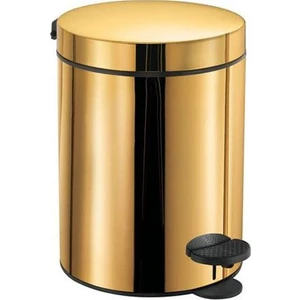 Pedallı Çöp Kovası Altın 3 lt