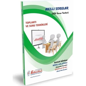 İlkumut Yayınları - Toplantı ve Sunu Teknikleri