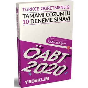 Yediiklim Yayınları 2020 ÖABT Türkçe Öğretmenliği Tamamı Çözümlü 10 Deneme Sınavı