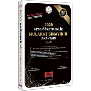 Yargı Yayınevi 2020 VIP KPSS Öğretmenlik Mülakat Sınavının Anahtarı