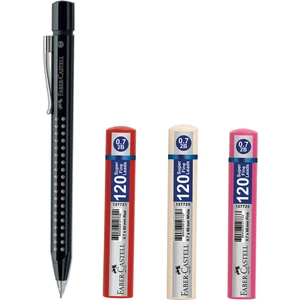 Grip 2011 0.7 Versatil Kalem Parlak Siyah + 3 Adet 0.7 Min Uç 120'li