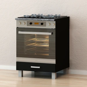 Fly Mobilya  Ankastre Modülü Siyah