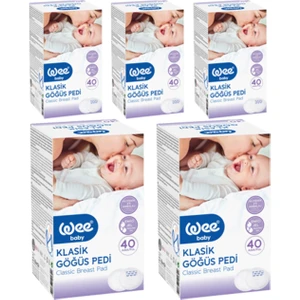 Wee Baby Klasik Göğüs Pedi 40'lı - 5 Adet