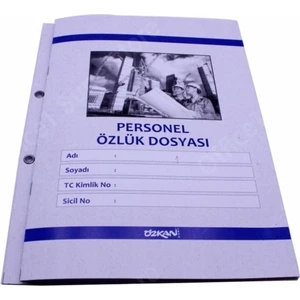 Personel Özlük Dosyası 25'li