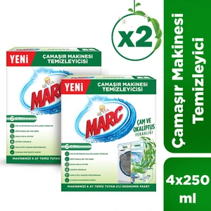 Çamaşır Makinesi Temizleyicisi Çam ve Okaliptus Ferahlığı 4 x 250 ml