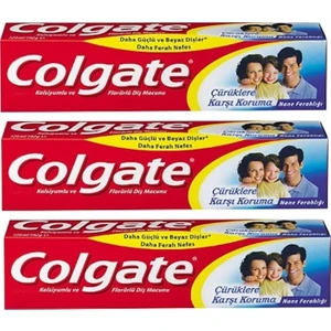 Çürüklere Karşı  Diş Macunu 100 ml 3 Adet