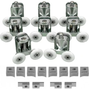 Metal Gövdeli Duşakabin Cam Kabin Tekerleği Takım 24 mm