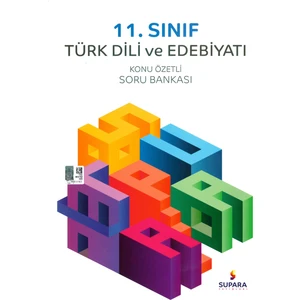 Supara Yayınları 11.sınıf Türk Dili ve Edebiyatı Konu Özetli Soru Bankası