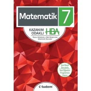 Tudem Yayınları Matematik 7 Kazanım Odaklı HBA
