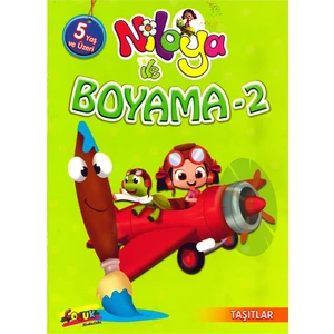 Niloya 5 Yaş 20 x 28 8 Yaprak Renkli Boyama Kitabı -2