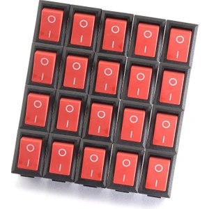 Dünya Magnet Aç Kapa Mini Anahtar  On Of Switch Pano Tipi Güç Anahtarı 20'li