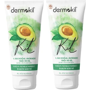 Avokado Yağı ve Kil Özlü El Yüz Vücut Kremi 75 ml 2 Adet