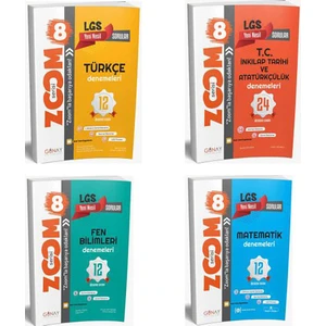 Günay Yayınları Gün&Ay Yayınları 8. Sınıf Tüm Dersler Denemeleri