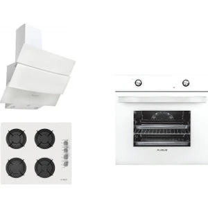 Ankastre Beyaz Set (F 17/60 - Gls 640 - Mfa 604)