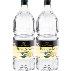 Kemal Kükrer Beyaz Sirke Limon 2 lt 2'li