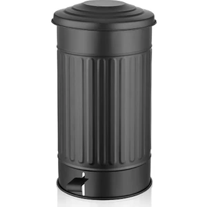 Evim Tatlı Evim Çöp Kovası Mutfak 24 Lt - Siyah