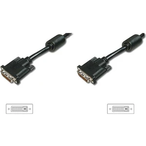 DVI Bağlantı Kablosu Dvı-D (24+1) Erkek - Dvı-D (24+1) Erkek 2x Ferrit Filtre 2m