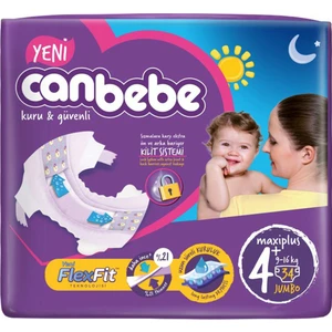 Jumbo Maxi Plus Bebek Bezi 34'lü 4+ Beden