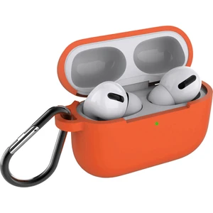Coverzone Airpods Pro Kılıf Mat Darbe Emici Profesyonel Termoplastik Kancalı Turuncu
