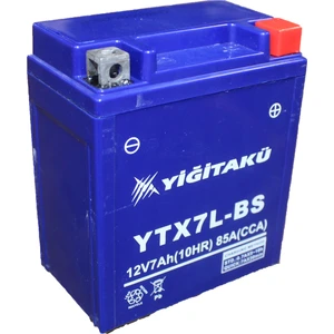 Yiğit Akü Motorsiklet Aküsü 12 V 7 Ah YTX7L