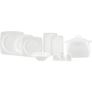 Fine Bone Bride 60 Parça 12 Kişilik Yemek Takımı Kare