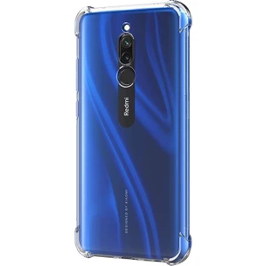 Xiaomi Redmi 8 Kılıf AntiShock Ultra Koruma Sert Kapak Şeffaf