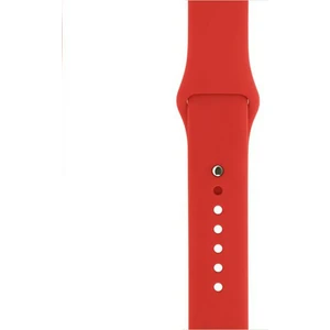 Apple Watch Uyumlu İçin 40 mm Large Beden(L SIZE) Silikon Kordon Kırmızı