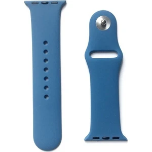 Apple Watch Uyumlu İçin 40 mm Large Beden(L SIZE) Silikon Kordon Royal Mavi