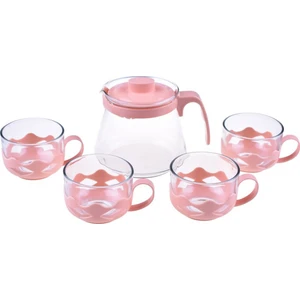 Guardo 5 Parça Çay Seti 600 ml Turuncu