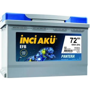 Akü 12V 72AH 680A Cca Efb Pantera Start-Stop Akü (Üretim Yılı: 2024)
